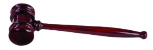 Engraved Rosewood Piano Finish Gavel