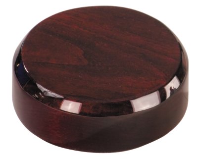 Engraved Rosewood Piano Finish Gavel Sounding Block