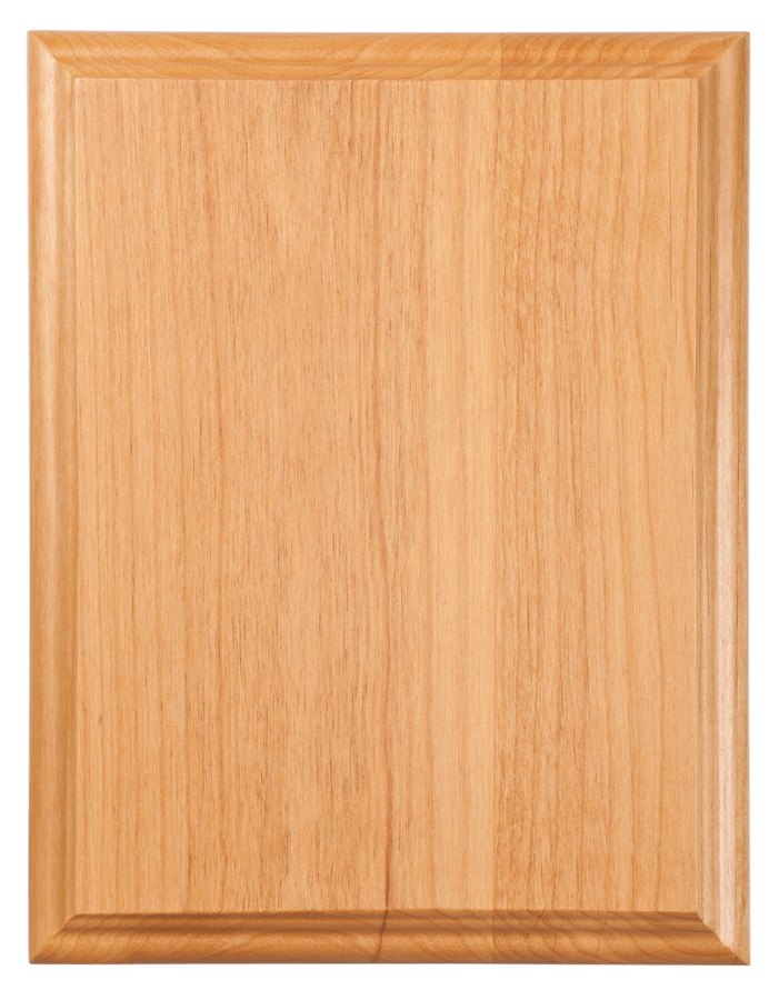 Engraved Premium Red Alder Plaque - 8 x 10 in