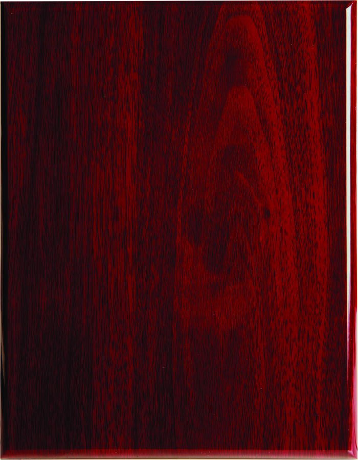 Engraved Rosewood Royal Piano Finish Plaque - 7 x 9 in