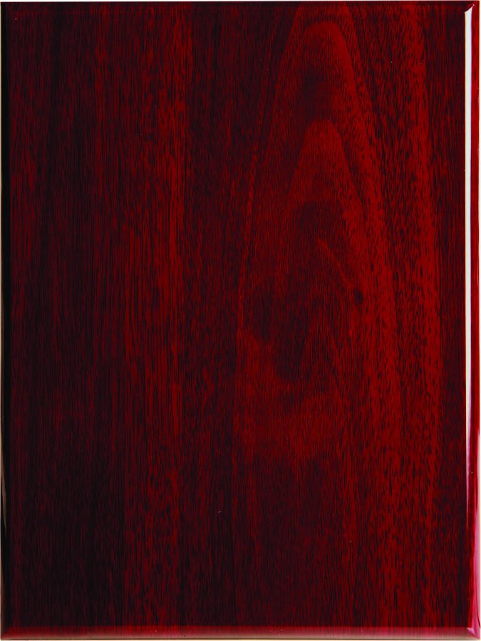 Engraved Rosewood Royal Piano Finish Plaque - 9 x 12 in