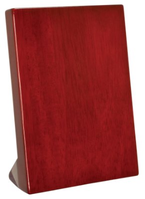 Engraved Piano Finish Standing Plaque - Rosewood / 5 x 7 in