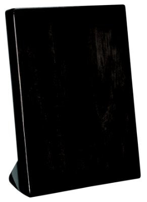 Engraved Piano Finish Standing Plaque - Black / 5 x 7 in