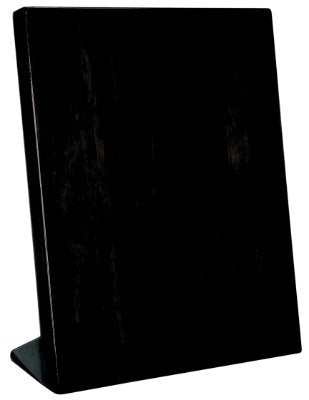 Engraved Piano Finish Standing Plaque - Black / 7 1/4 x 9 1/4 in