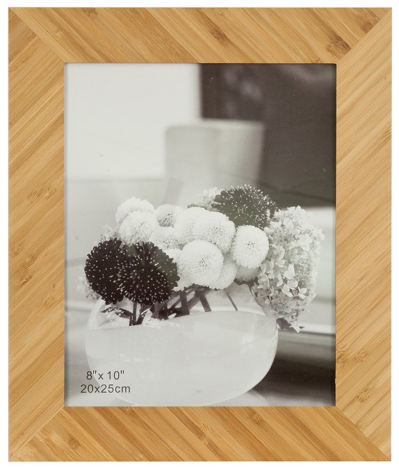 Engraved Bamboo Picture Frame - 8 x 10 in