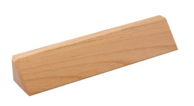 Engraved Genuine Red Alder Desk Wedge - 10 1/2 in