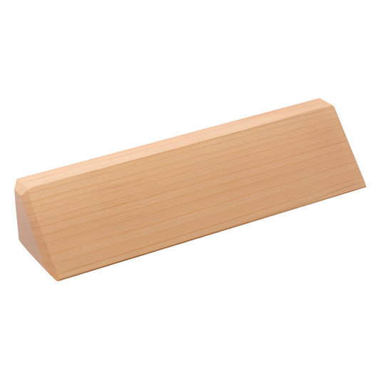 Engraved Genuine Red Alder Desk Wedge - 8 1/2 in