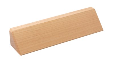 Engraved Genuine Red Alder Desk Wedge - 8 1/2 in