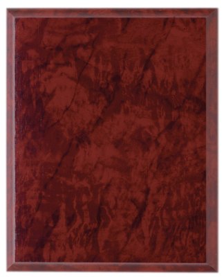 Engraved Marble Finish Plaque - Ruby / 8 x 10 in