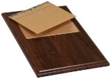 Engraved Cherry Finish Routed Plaque with Plexiglass Window - 9 x 12 in (7 x 5 window)