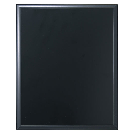 Engraved Solid Black Finish Plaque