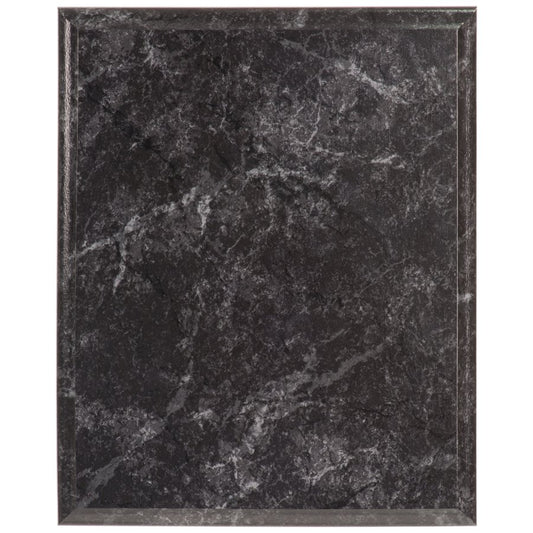 Engraved Value Improved Black Marble Plaque - 4 1/4 x 6 in