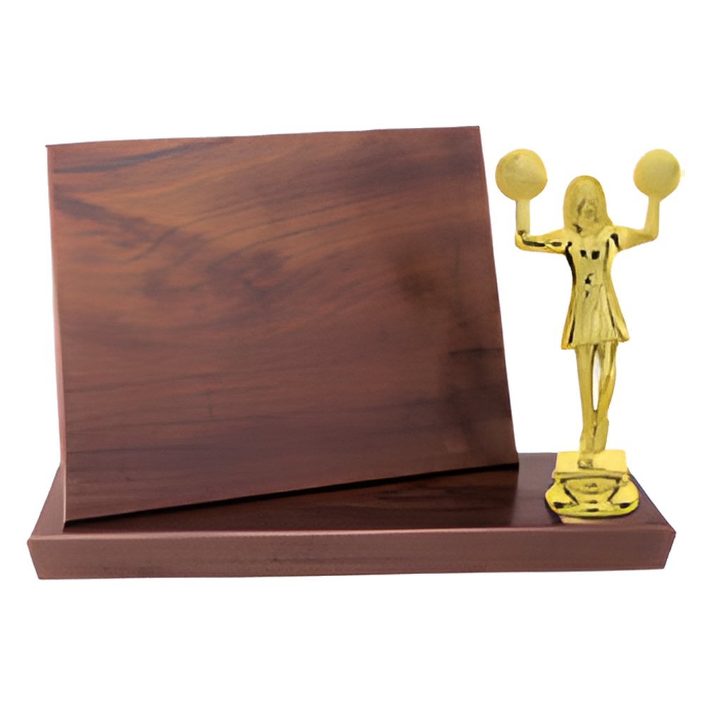 Engraved Value Standup Plaque - Cherry / 8 x 6 in