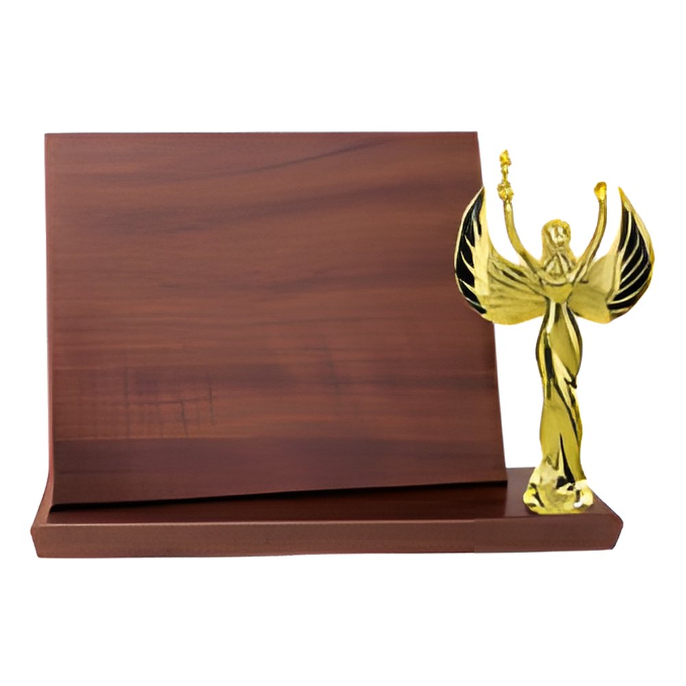 Engraved Value Standup Plaque - Cherry / 10 x 8 in