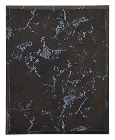 Engraved Value Marble Finish Plaque - Black / 8 x 10 in
