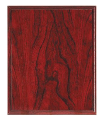 Engraved Woodgrain Plaque - Red / 8 x 10 in