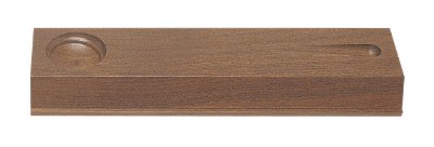Engraved Genuine Walnut Gavel Presentation Block for 10 in Gavel