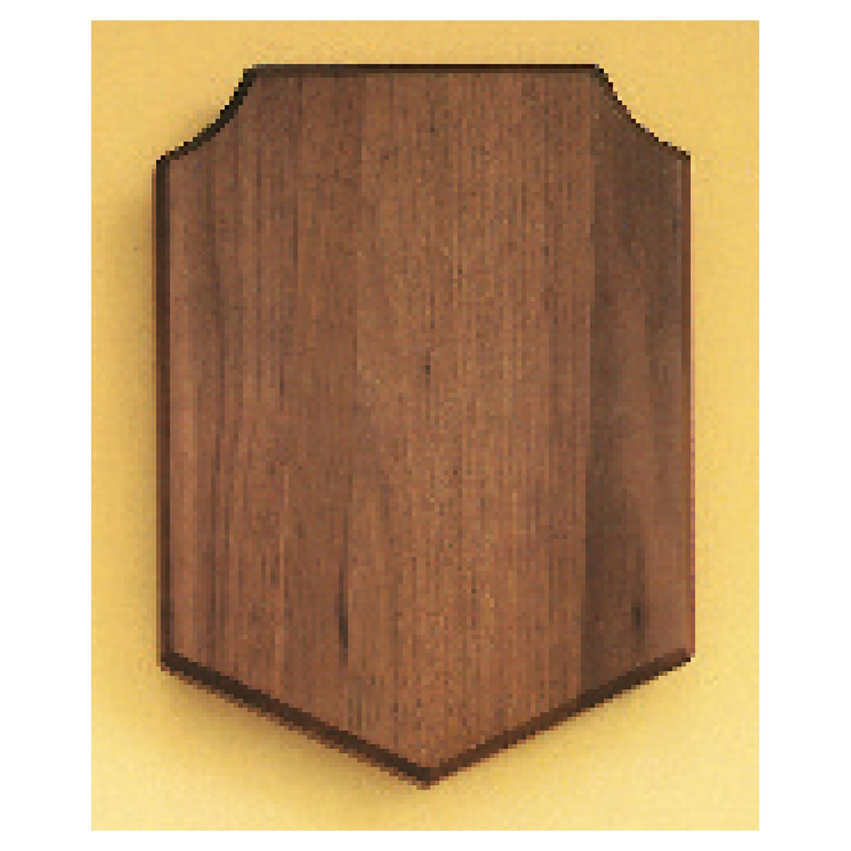 Engraved Airflyte American Walnut Plaque - 7 x 8 in
