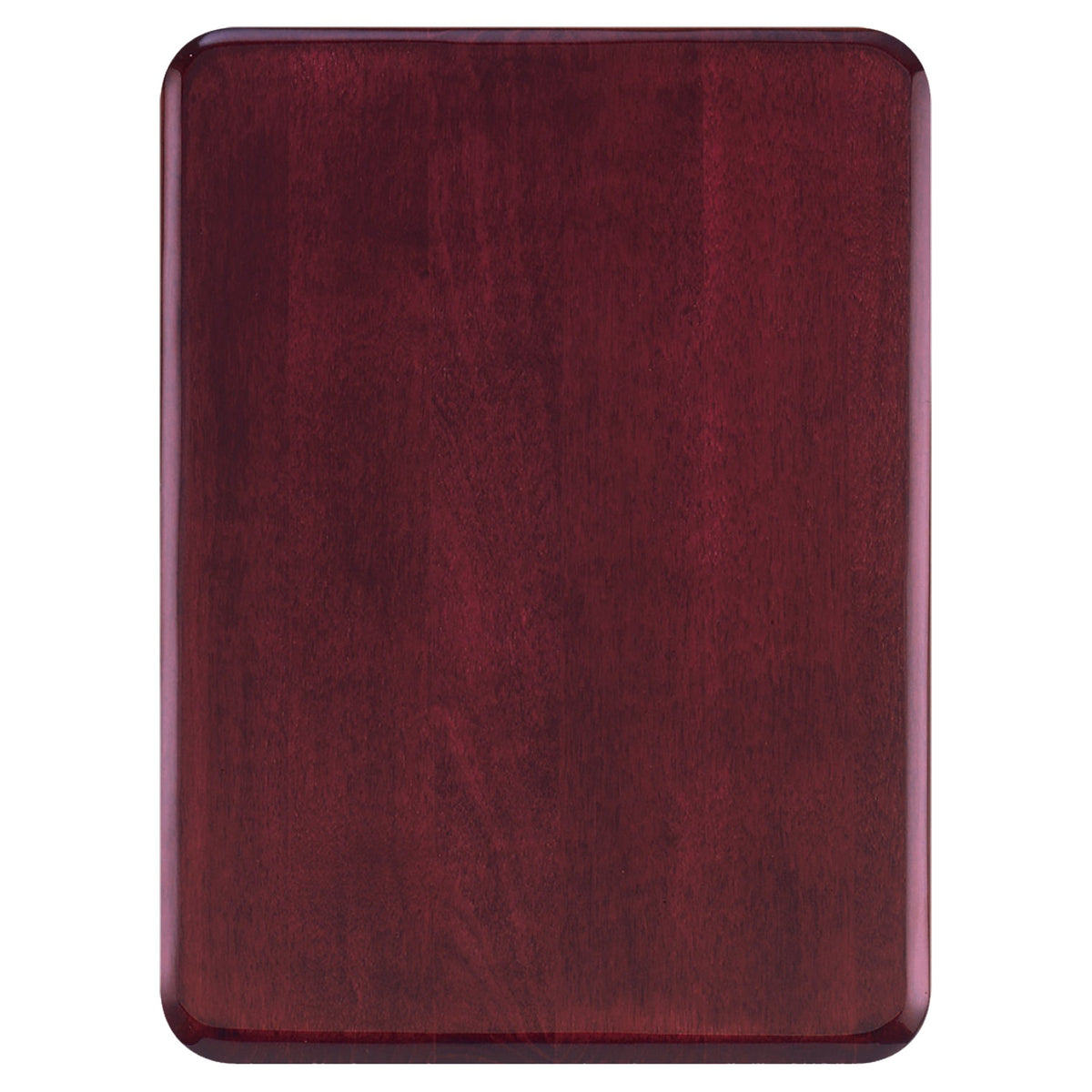 Engraved Airflyte Premium Rosewood Piano Finish Plaque with Rounded Corners - 9 x 12 in