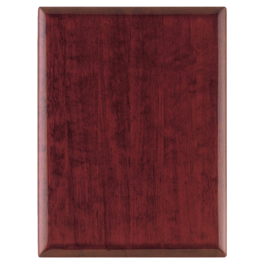 Engraved Airflyte Piano Finish Plaque - Rosewood / 7 x 9 in