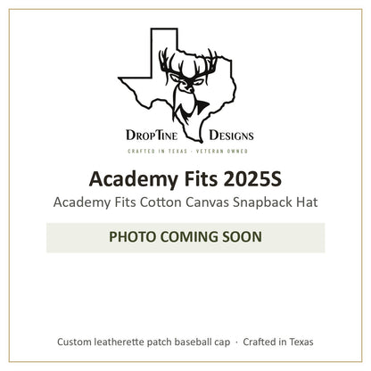 Photo coming soon: Academy Fits 2025S Academy Fits Cotton Canvas Snapback Hat