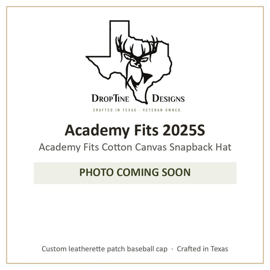 Photo coming soon: Academy Fits 2025S Academy Fits Cotton Canvas Snapback Hat
