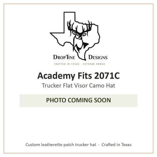 Photo coming soon: Academy Fits 2071C Trucker Flat Visor Camo Hat