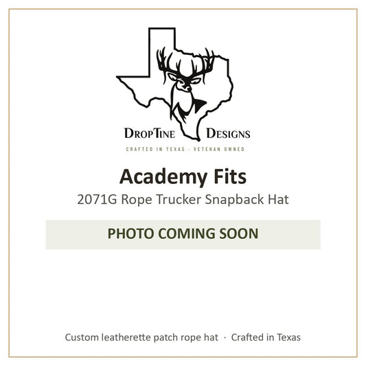 Photo coming soon: Academy Fits 2071G Rope Trucker Snapback Hat