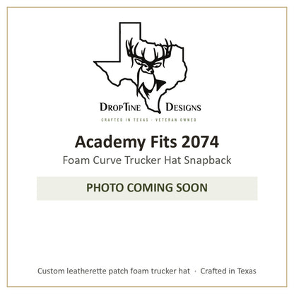 Photo coming soon: Academy Fits 2074 Foam Curve Trucker Hat Snapback