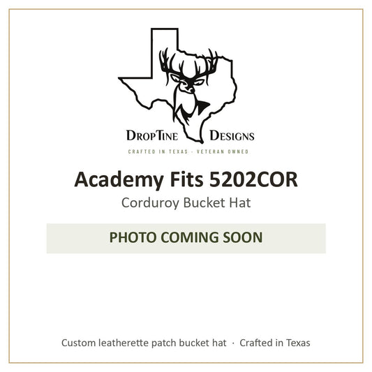 Photo coming soon: Academy Fits 5202COR Corduroy Bucket Hat
