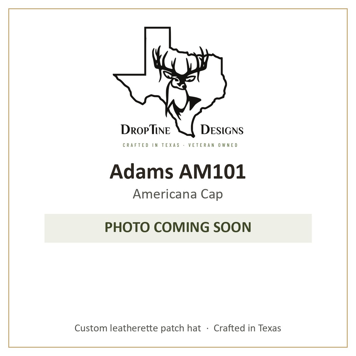 Photo coming soon: Adams AM101 Americana Cap