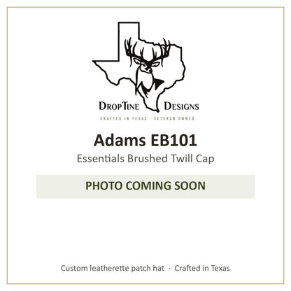 Photo coming soon: Adams EB101 Essentials Brushed Twill Cap