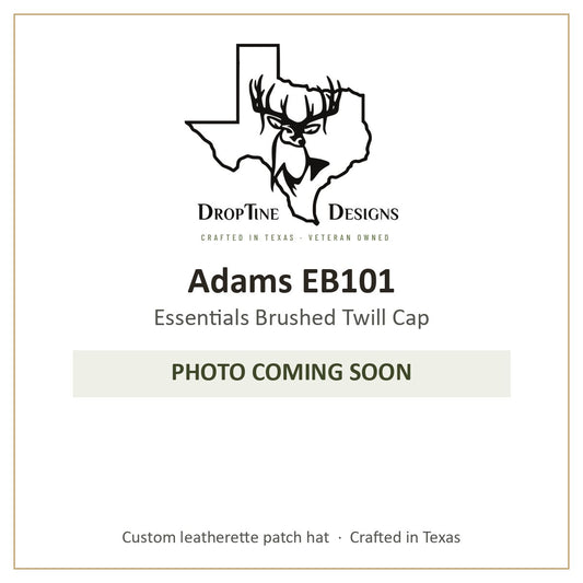 Photo coming soon: Adams EB101 Essentials Brushed Twill Cap