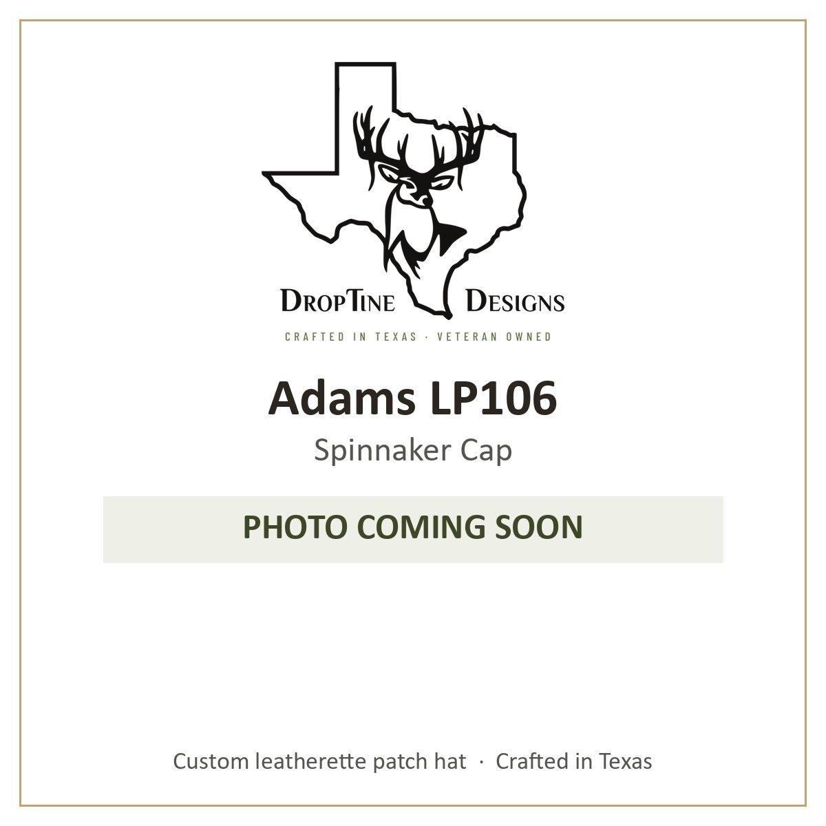 Photo coming soon: Adams LP106 Spinnaker Cap