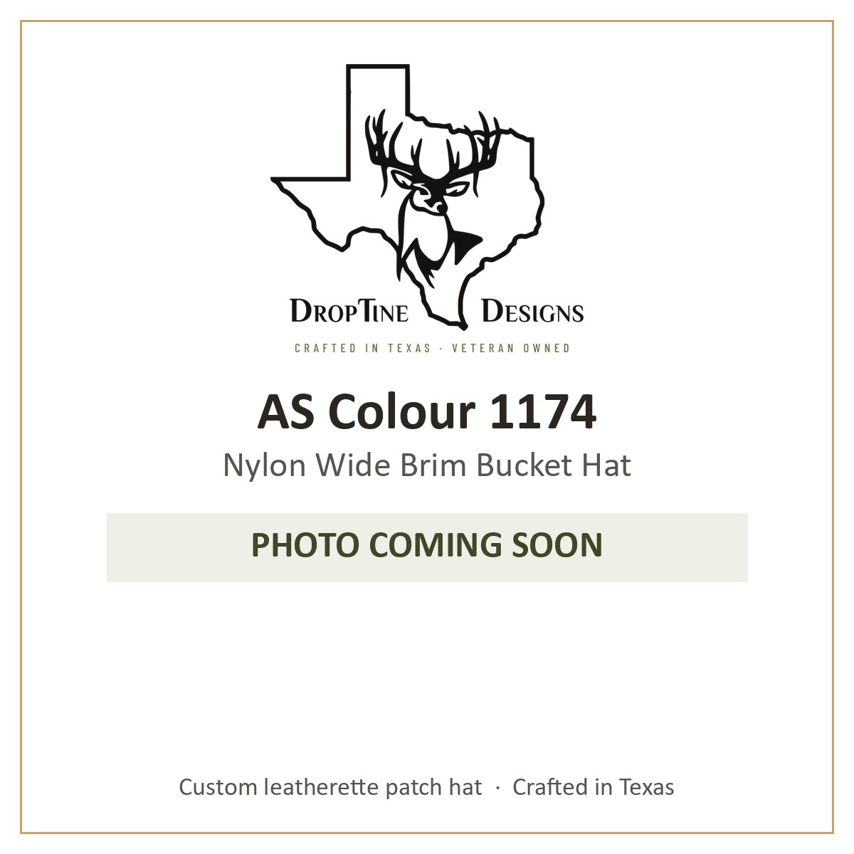 Photo coming soon: AS Colour 1174 Nylon Wide Brim Bucket Hat