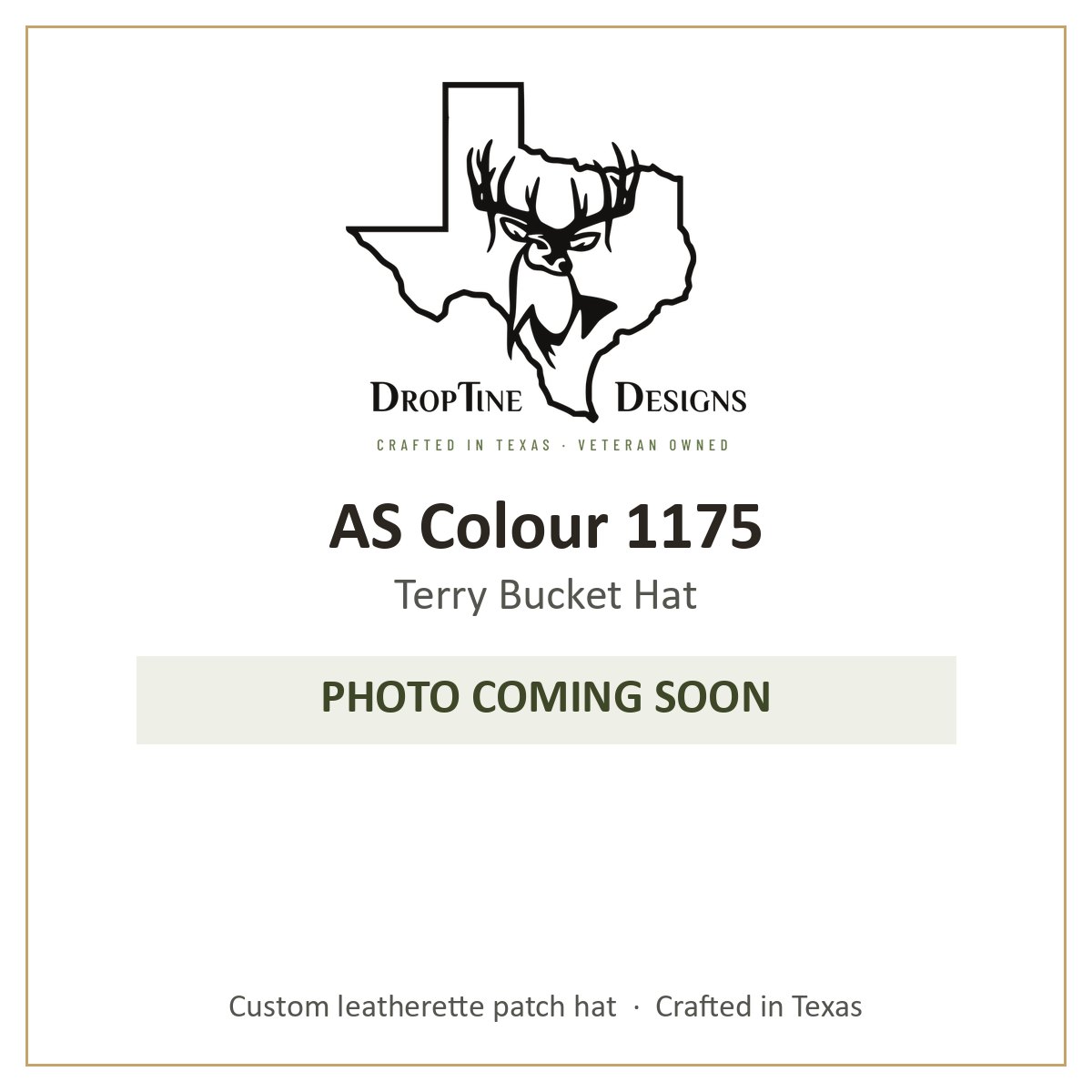 Photo coming soon: AS Colour 1175 Terry Bucket Hat
