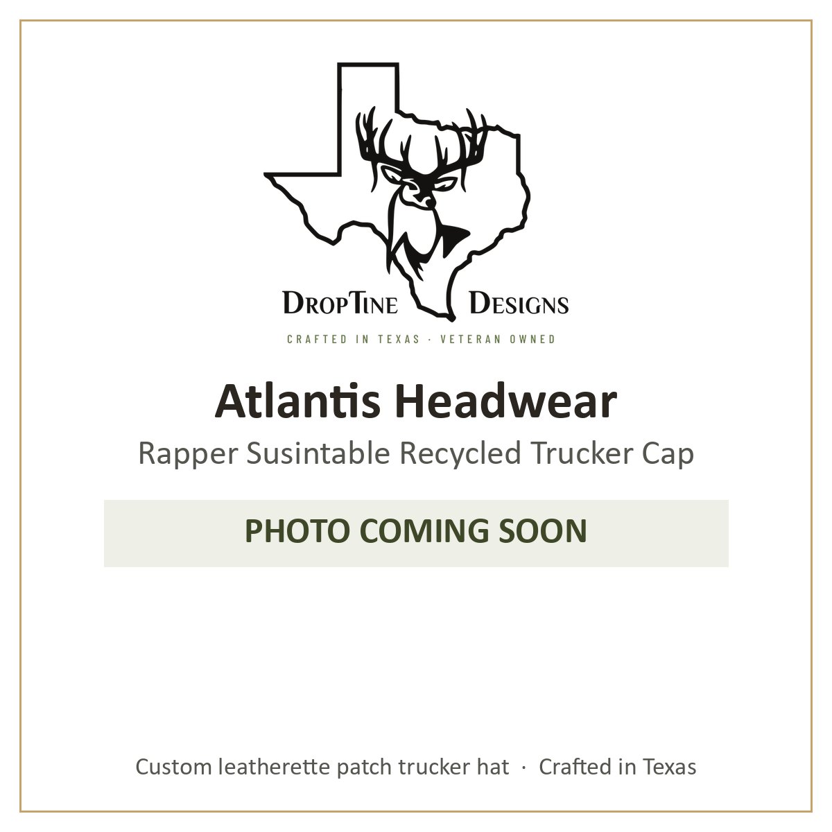Photo coming soon: Atlantis Headwear Rapper Susintable Recycled Trucker Cap