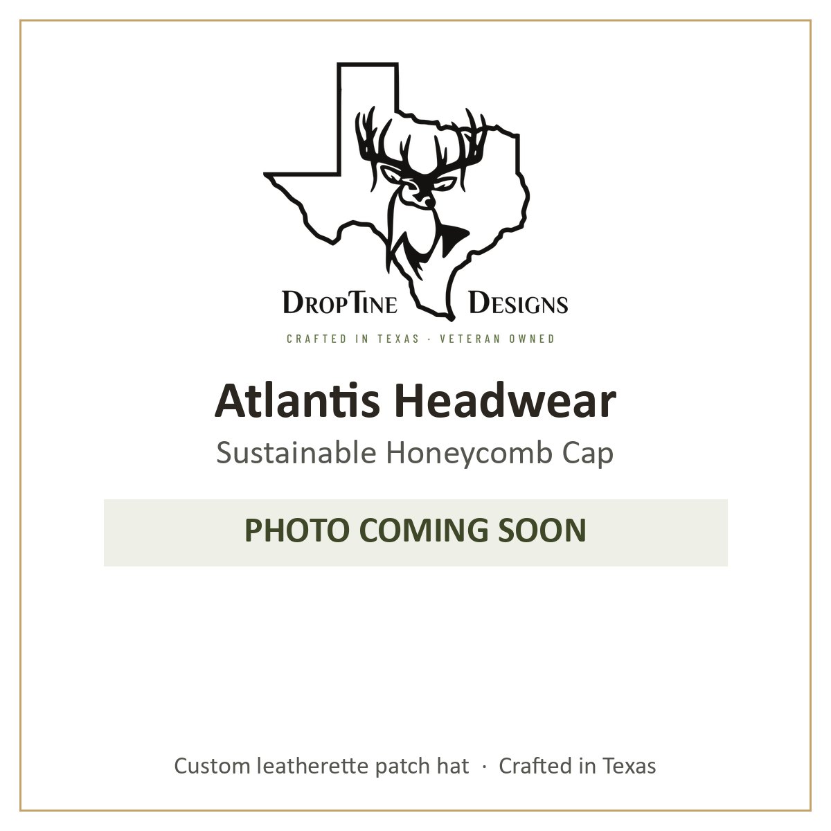 Photo coming soon: Atlantis Headwear Sustainable Honeycomb Cap