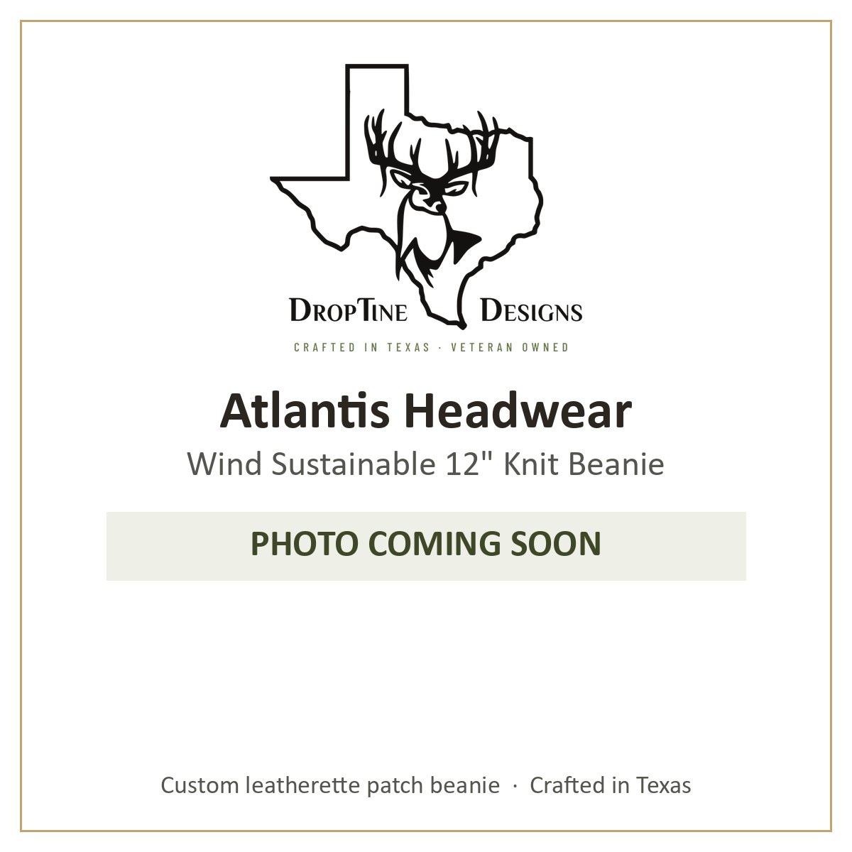 Photo coming soon: Atlantis Headwear Wind Sustainable 12" Knit Beanie