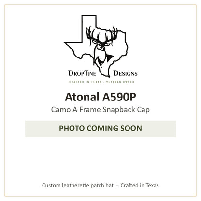 Photo coming soon: Atonal A590P Camo A Frame Snapback Cap