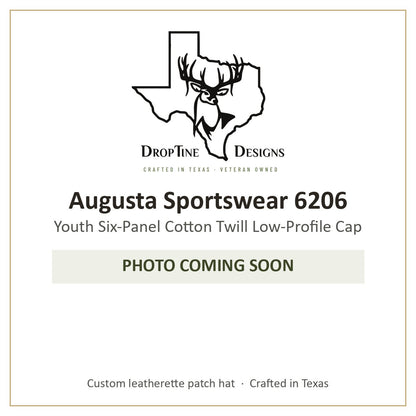 Photo coming soon: Augusta Sportswear 6206 Youth Six-Panel Cotton Twill Low-Profile Cap