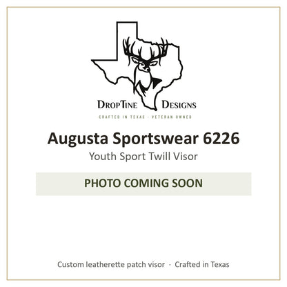 Photo coming soon: Augusta Sportswear 6226 Youth Sport Twill Visor
