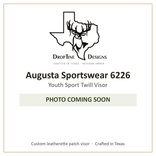 Photo coming soon: Augusta Sportswear 6226 Youth Sport Twill Visor