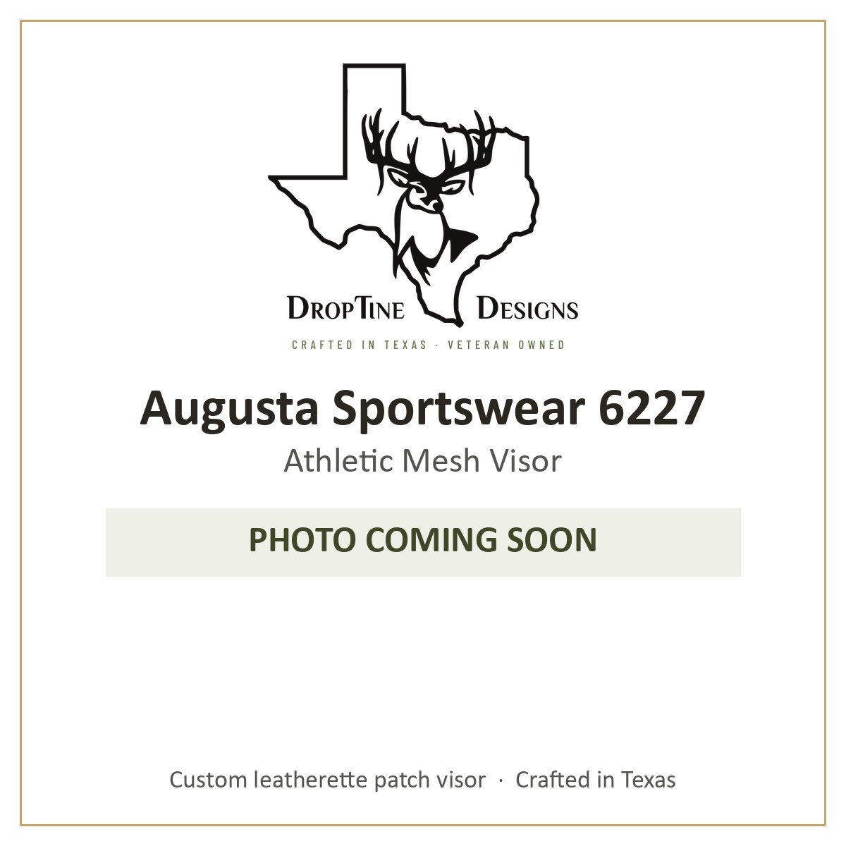 Photo coming soon: Augusta Sportswear 6227 Athletic Mesh Visor