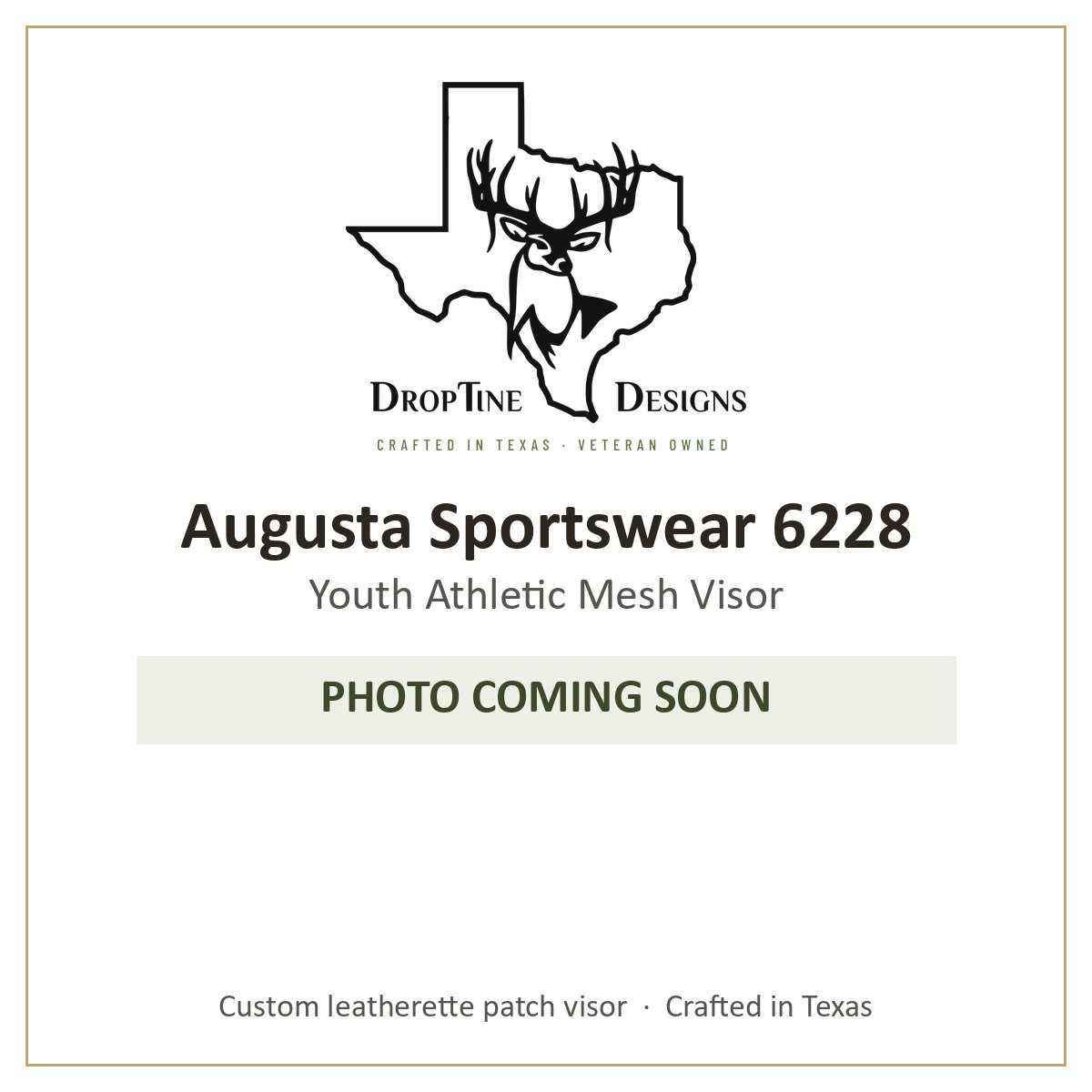 Photo coming soon: Augusta Sportswear 6228 Youth Athletic Mesh Visor