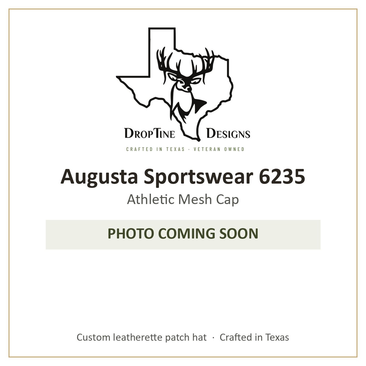 Photo coming soon: Augusta Sportswear 6235 Athletic Mesh Cap