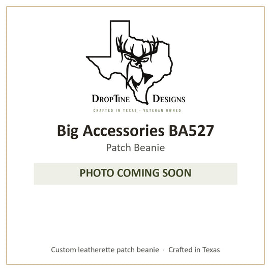 Photo coming soon: Big Accessories BA527 Patch Beanie
