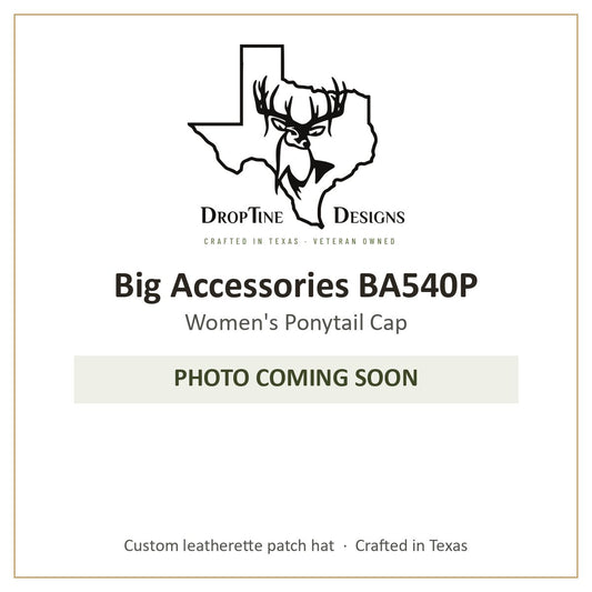 Photo coming soon: Big Accessories BA540P Women's Ponytail Cap