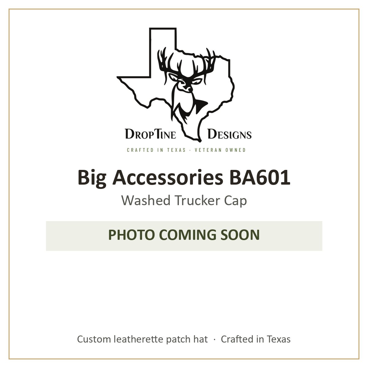 Photo coming soon: Big Accessories BA601 Washed Trucker Cap