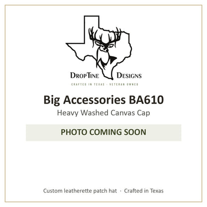 Photo coming soon: Big Accessories BA610 Heavy Washed Canvas Cap